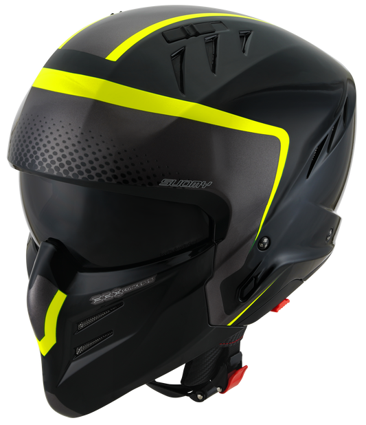 Casca integrala Suomy Armor Crew negru/galben - MotoRR