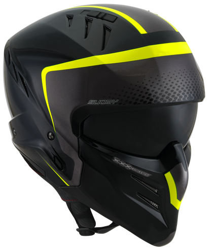 Casca integrala Suomy Armor Crew negru/galben - MotoRR