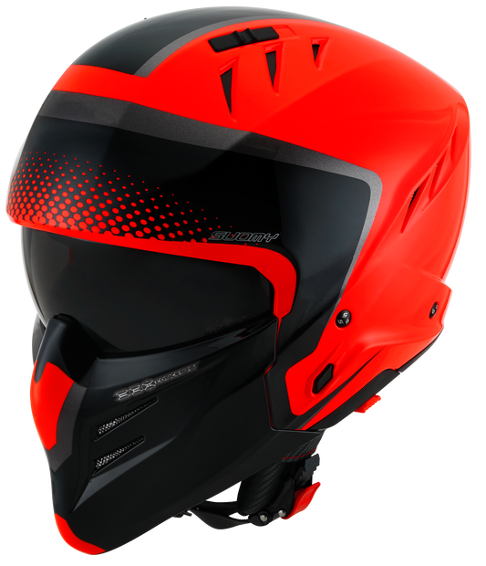 Casca integrala Suomy Armor Crew negru/rosu - MotoRR