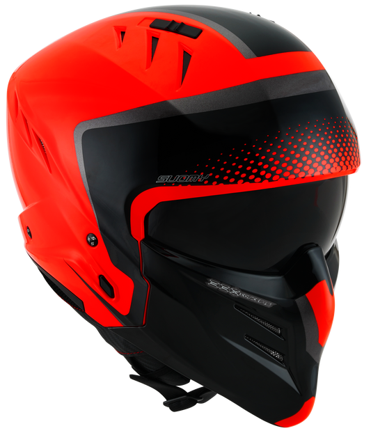Casca integrala Suomy Armor Crew negru/rosu - MotoRR