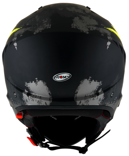 Casca integrala Suomy Armor Hi Volt Mat negru/galben - MotoRR