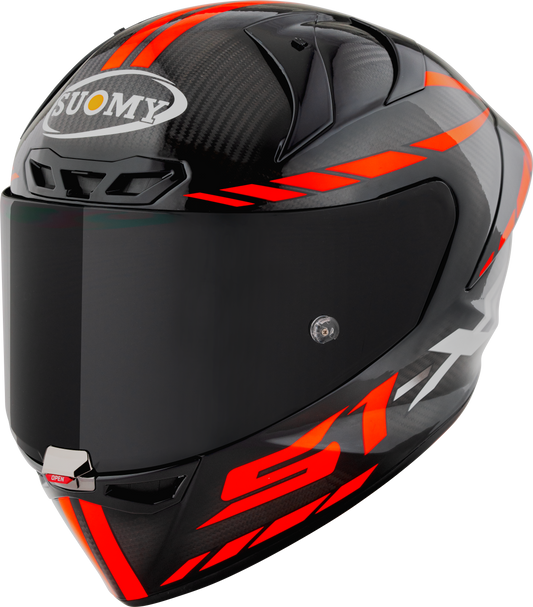 Casca integrala Suomy S1-XR GP Carbon Hypersonic rosu