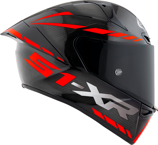 Casca integrala Suomy S1-XR GP Carbon Hypersonic rosu