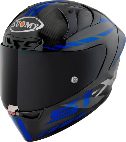 Casca integrala Suomy S1-XR GP Carbon Hypersonic albastru - MotoRR