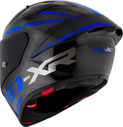 Casca integrala Suomy S1-XR GP Carbon Hypersonic albastru - MotoRR