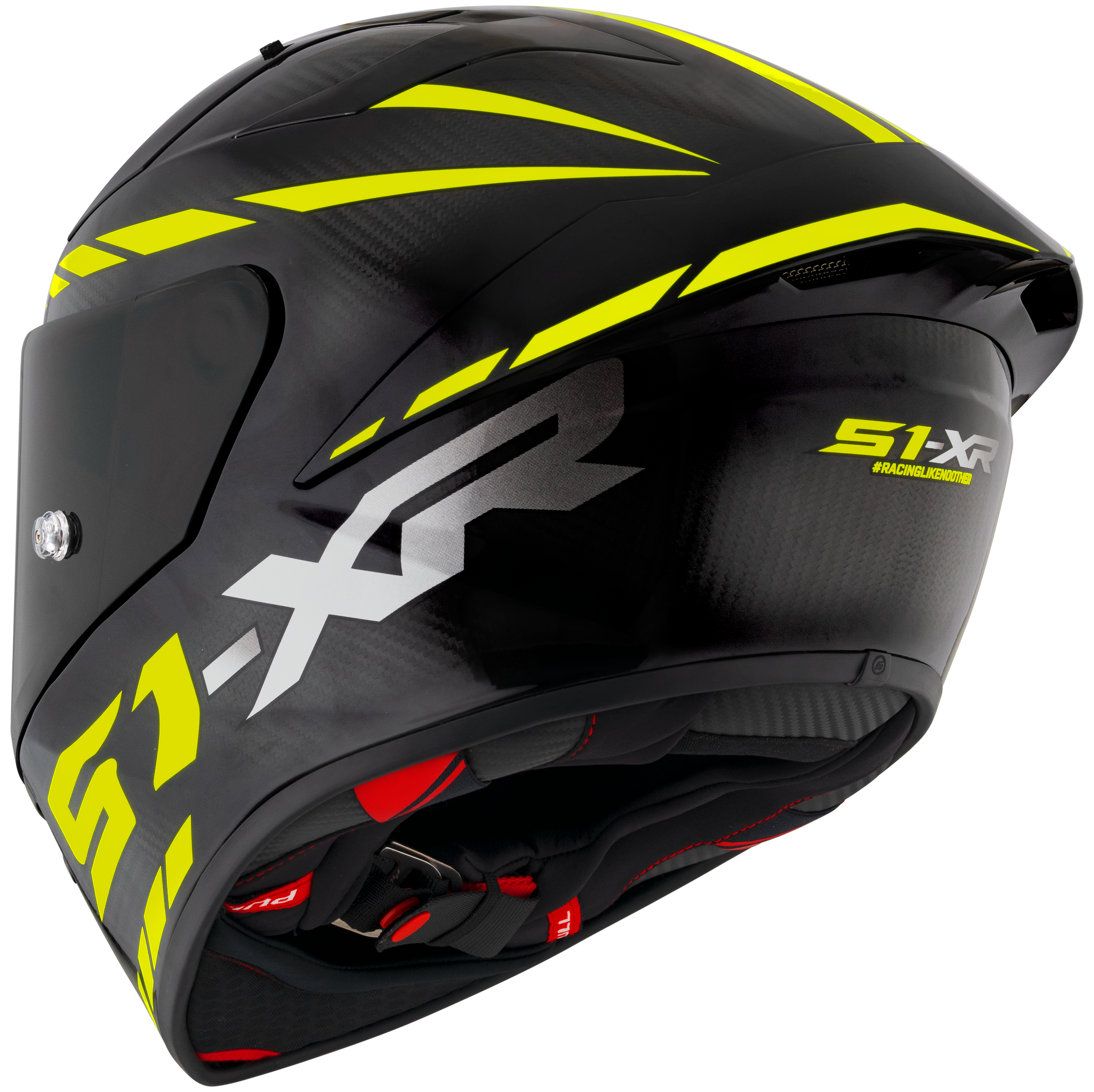 Casca integrala Suomy S1-XR GP Carbon Hypersonic galben - MotoRR
