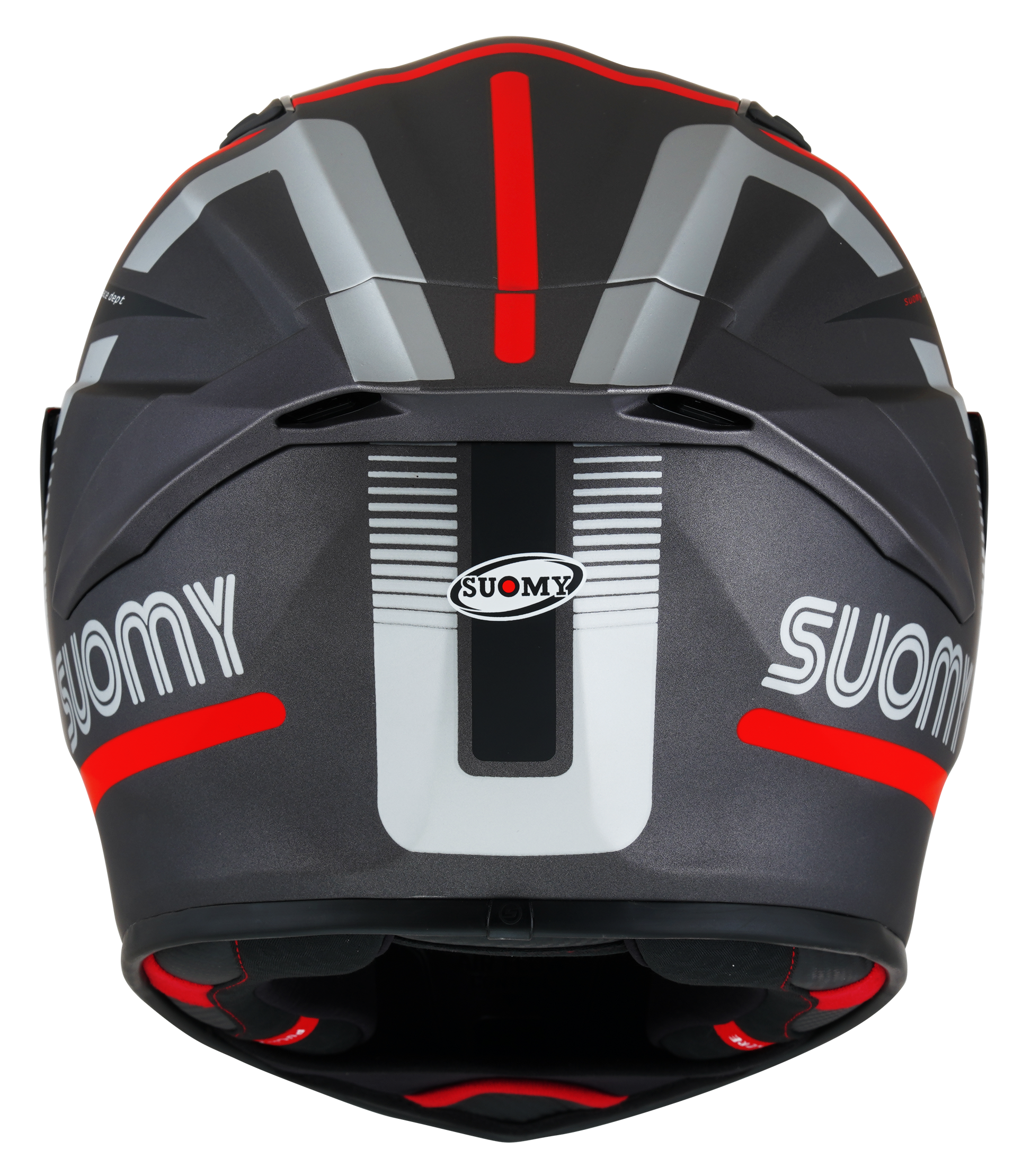 Casca integrala Suomy Track-1 Ninety Seven Matt gri/rosu/ - MotoRR