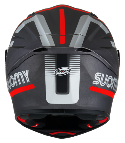 Casca integrala Suomy Track-1 Ninety Seven Matt gri/rosu/ - MotoRR