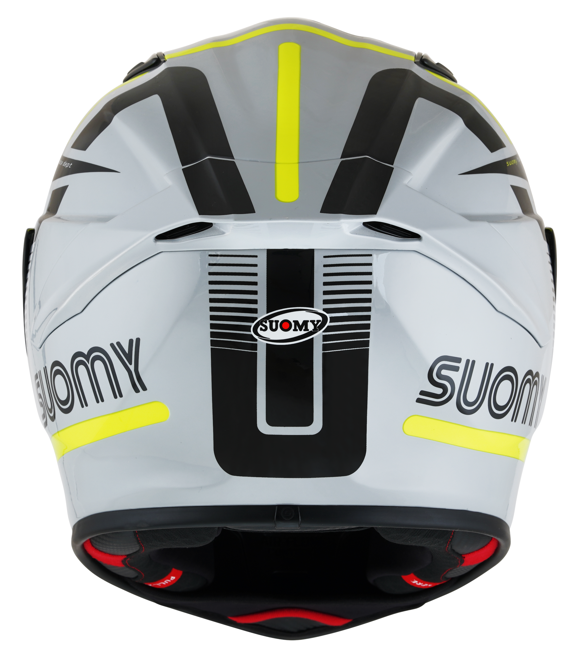 Casca integrala Suomy Track-1 Ninety Seven gri/galben - MotoRR