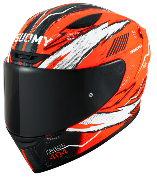 Casca integrala Suomy Track-1 404 Mat portocaliu - MotoRR