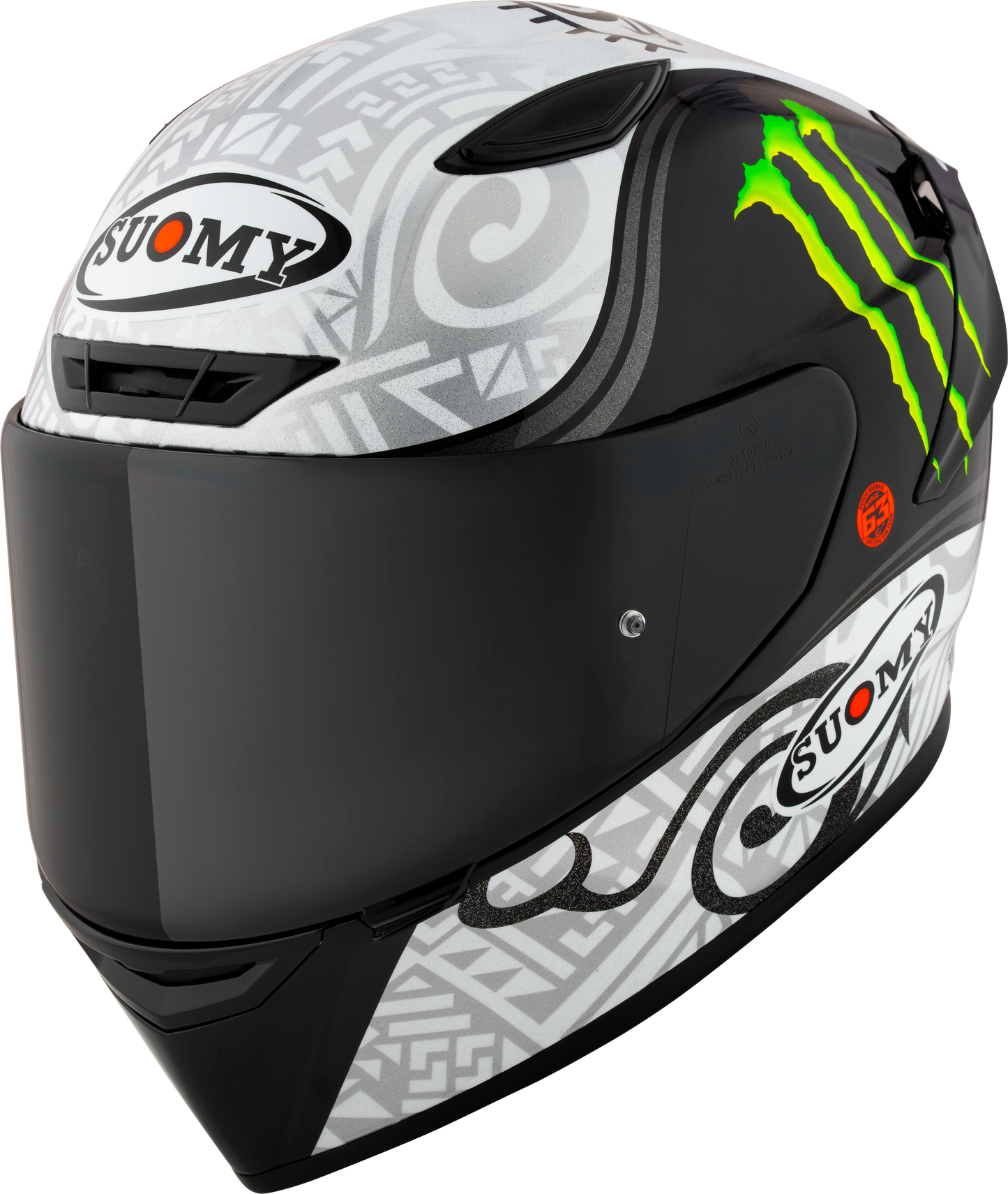 Casca integrala Suomy Track-1 Bagnaia Winter Test Monster Replica