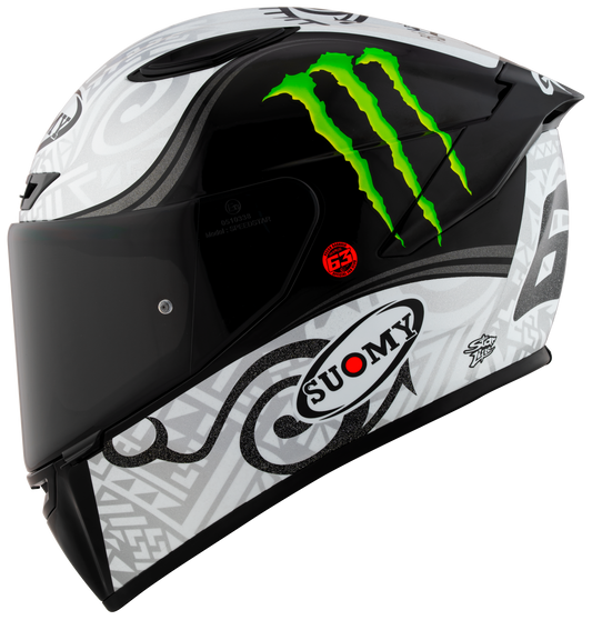 Casca integrala Suomy Track-1 Bagnaia Winter Test Monster Replica