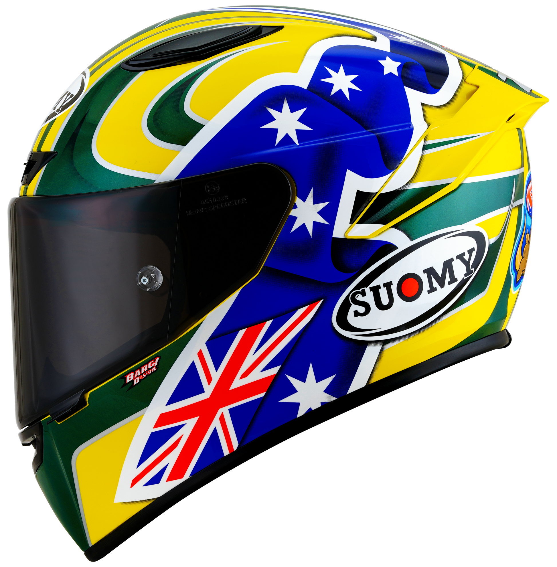 Casca integrala Suomy Track-1 Troy Bayliss Replica 2005 - MotoRR