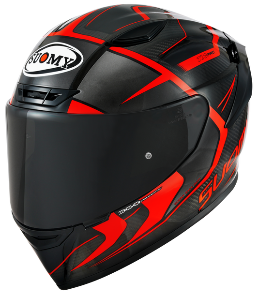 Casca integrala Suomy TX-PRO rosu/negru - MotoRR