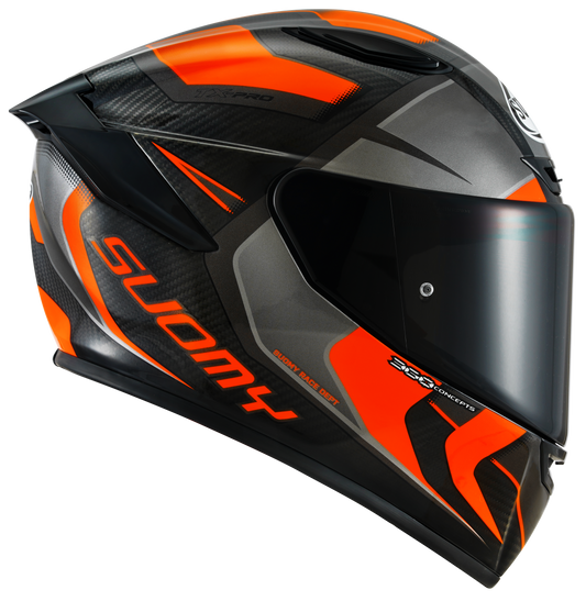 Casca integrala Suomy TX-PRO negru/portocaliu - MotoRR