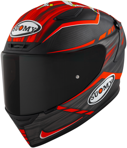 Casca integrala Suomy TX-PRO Johnson Replica rosu mat