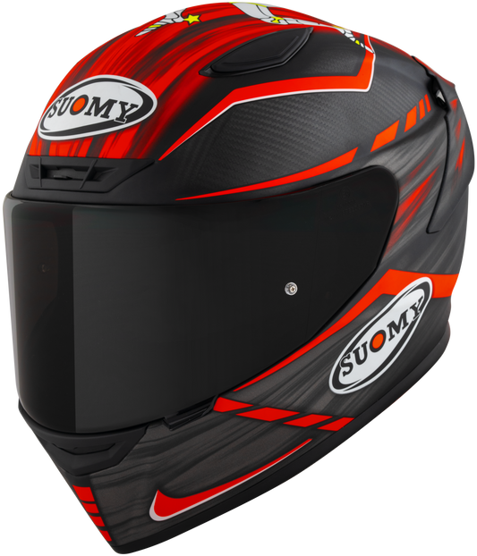 Casca integrala Suomy TX-PRO Johnson Replica rosu mat