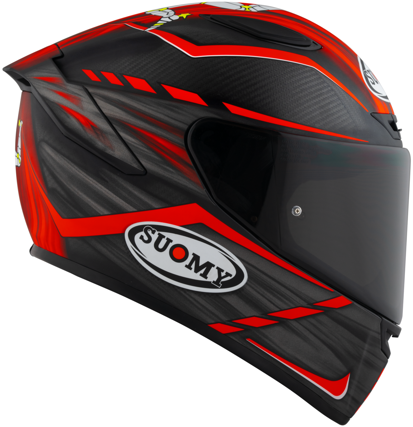 Casca integrala Suomy TX-PRO Johnson Replica rosu mat