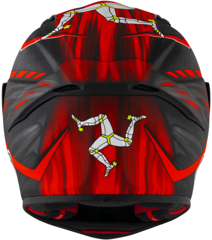 Casca integrala Suomy TX-PRO Johnson Replica rosu mat