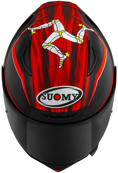 Casca integrala Suomy TX-PRO Johnson Replica rosu mat