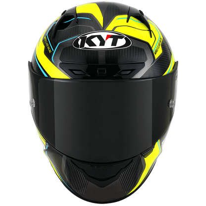 Casca integrala KYT NZ Race Competition Carbon galben - MotoRR
