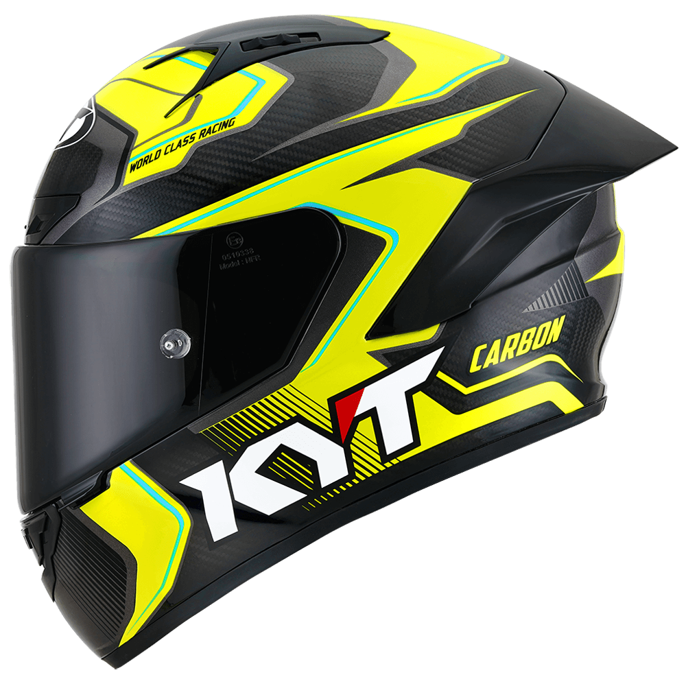 Casca integrala KYT NZ Race Competition Carbon galben - MotoRR