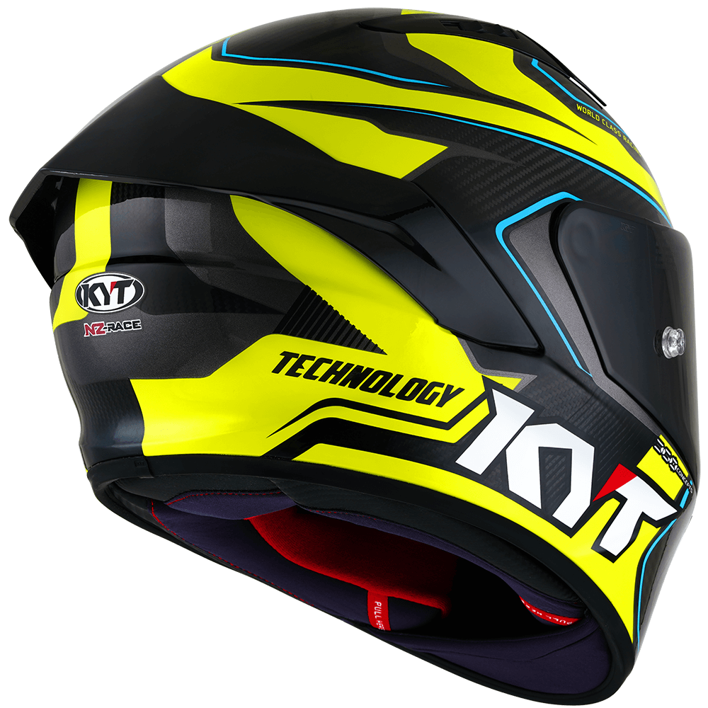 Casca integrala KYT NZ Race Competition Carbon galben - MotoRR