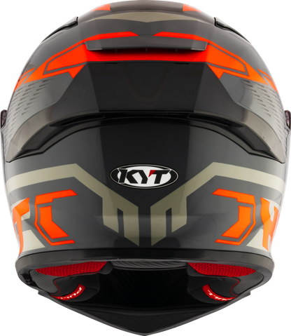 Casca integrala KYT R2R Octane Matt negru/portocaliu - MotoRR