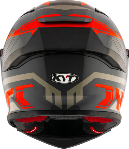 Casca integrala KYT R2R Octane Matt negru/rosu - MotoRR