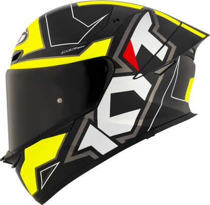 Casca integrala KYT TT-Revo Electron Mat gri/galben - MotoRR