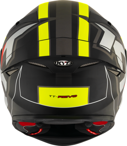 Casca integrala KYT TT-Revo Electron Mat gri/galben - MotoRR