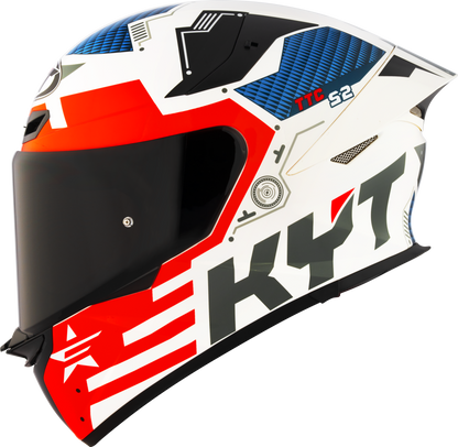 Casca integrala KYT TT-Revo Fuselage rosu - MotoRR