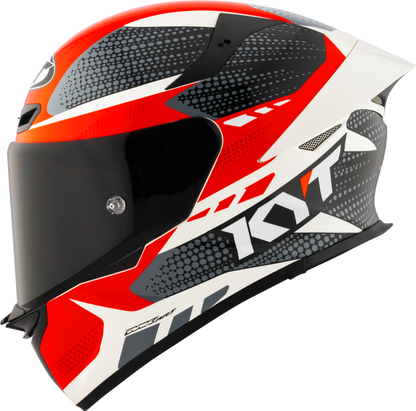 Casca integrala KYT TT-Revo Gear negru/rosu - MotoRR