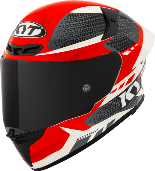 Casca integrala KYT TT-Revo Gear negru/rosu - MotoRR
