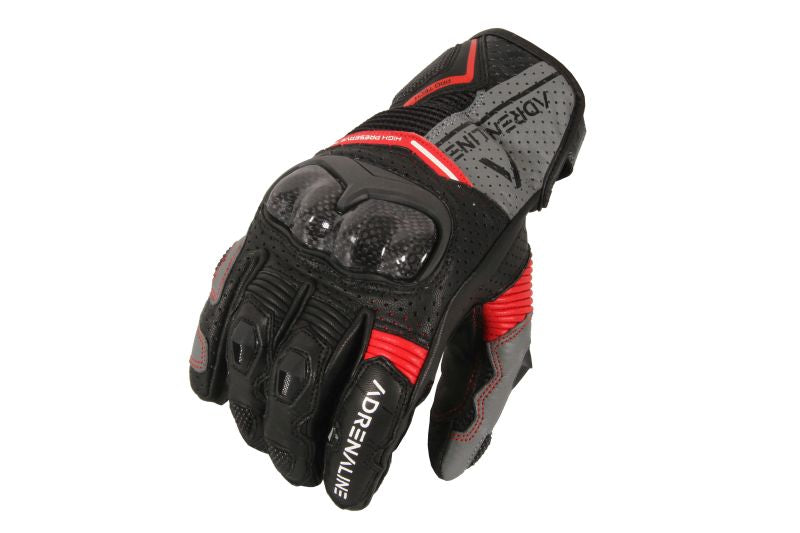 Manusi touring Adrenaline Hexagon PPE negru / gri rosu - MotoRR