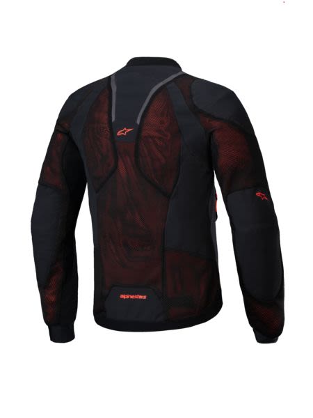 Geaca textil Alpinestars Troop-Air PRO negru / rosu - MotoRR