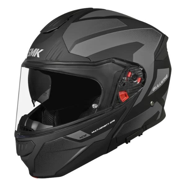 Casca Flip-Up SMK Gullwing Sonic negru-gri - MotoRR