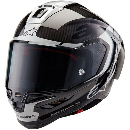 Casca integrala Alpinestars Supertech R10 Carbon Element negru/argint - MotoRR