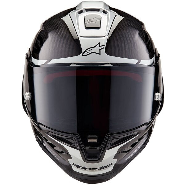 Casca integrala Alpinestars Supertech R10 Carbon Element negru/argint - MotoRR