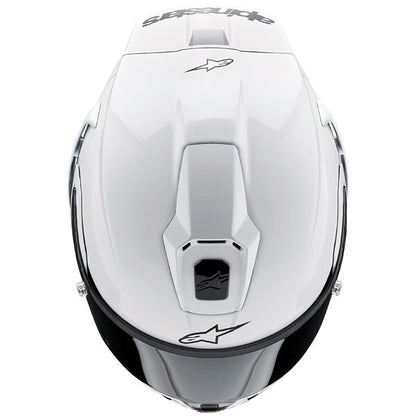 Casca integrala Alpinestars Supertech R10 Carbon Solid alb - MotoRR