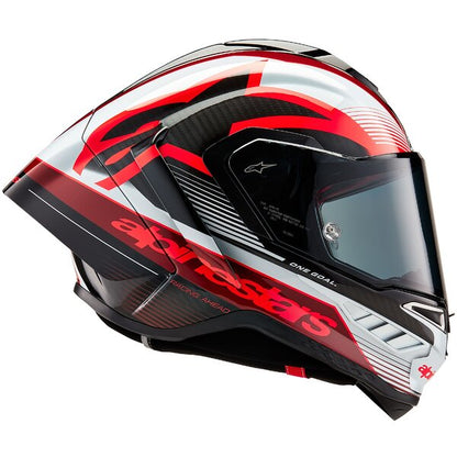 Casca integrala Alpinestars Supertech R10 Carbon Team negru/rosu/alb - MotoRR