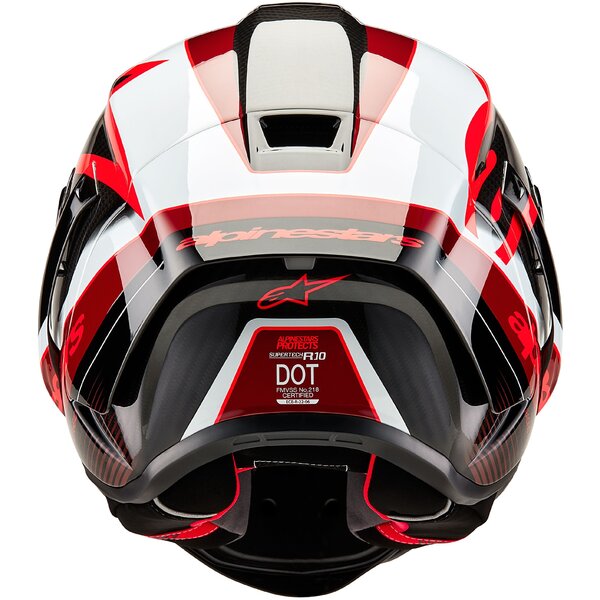 Casca integrala Alpinestars Supertech R10 Carbon Team negru/rosu/alb - MotoRR