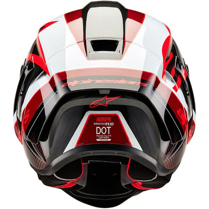 Casca integrala Alpinestars Supertech R10 Carbon Team negru/rosu/alb - MotoRR