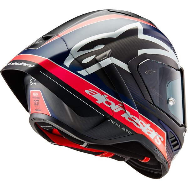 Casca integrala Alpinestars Supertech R10 Carbon Team negru/albastru/rosu - MotoRR