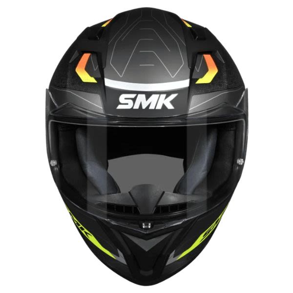 Casca integrala SMK Stellar Sport Flight galben-gri-negru - MotoRR