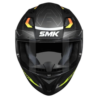 Casca integrala SMK Stellar Sport Flight galben-gri-negru - MotoRR