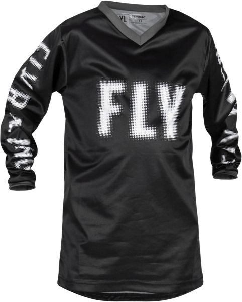 Bluza Offroad copii FLY Racing Youth F-16 negru / alb - MotoRR