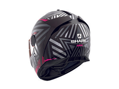 Casca integrala Shark Spartan 1.2 Kobrak Mat gri / negru / roz Pinlock ready - MotoRR