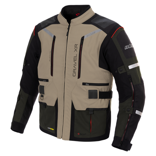 Geaca textil femei BUSE Gravel XR nisip - MotoRR