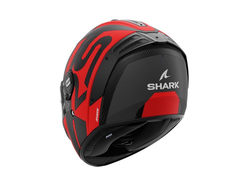 Casca integrala Shark Spartan RS Carbon Shawn Mat carbon / negru / rosu Pinlock ready - MotoRR